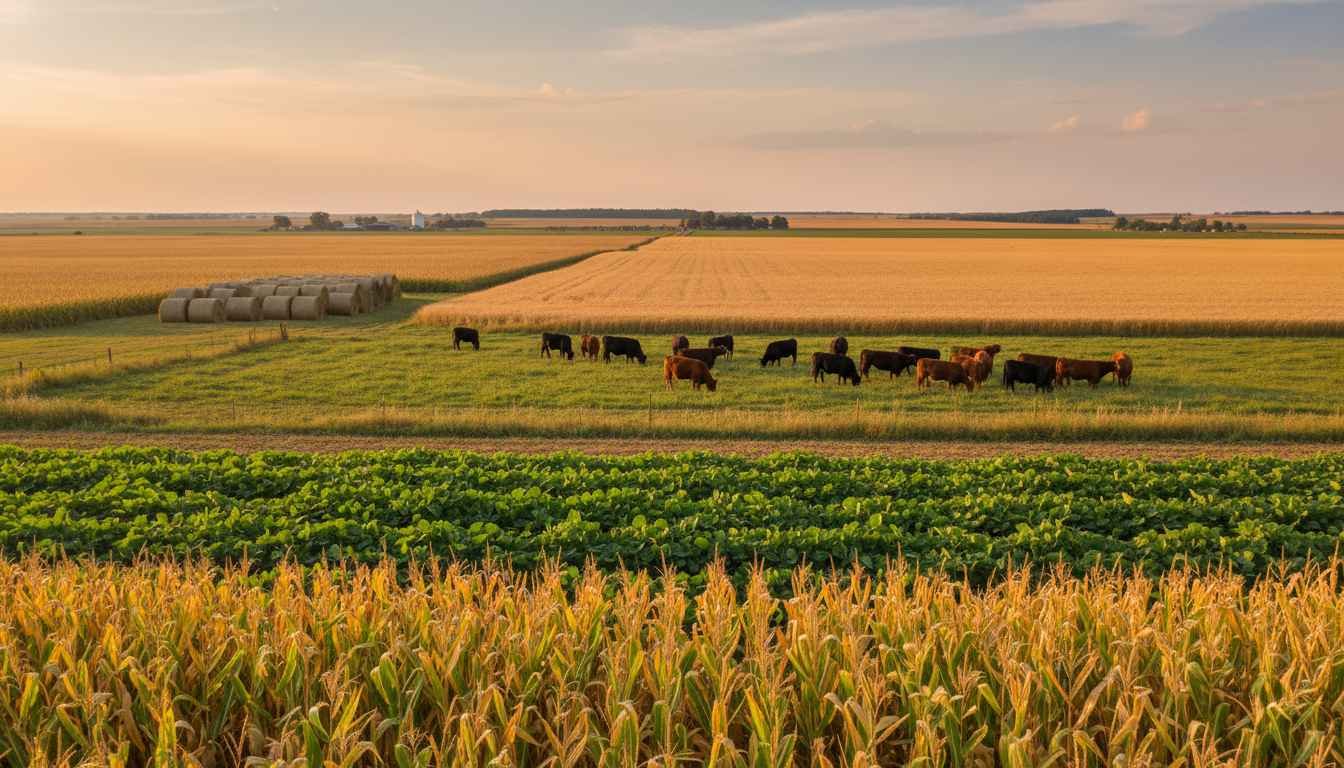 top five agricultural products in south dakota
