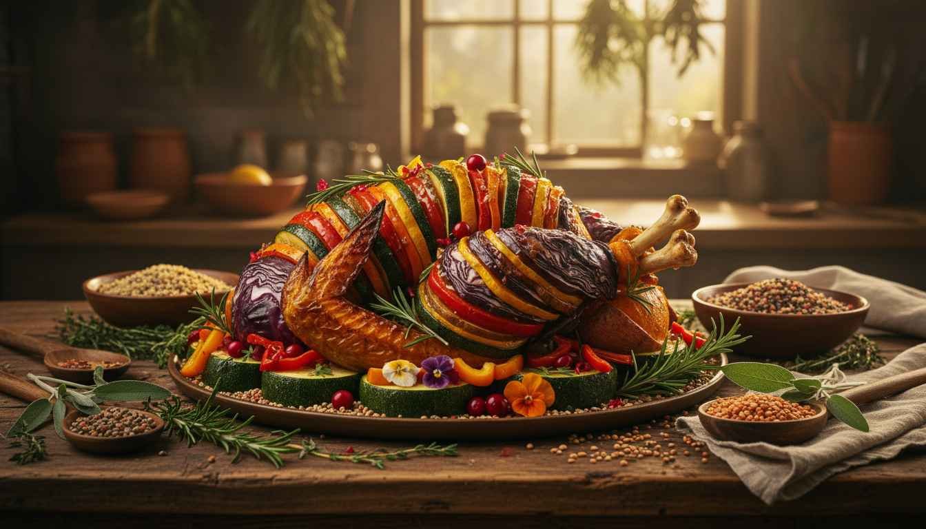 vegetarian food turkey